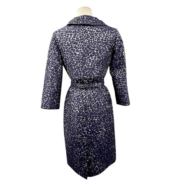 Rickie Freeman Teri Jon Purple 3 Piece‎ Ruffled Collar Knee Length Dress Size 4 - Picture 4 of 13